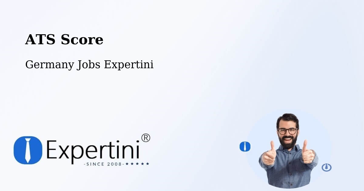 Resume ATS Score & Job Description Match Tool – Zeithain - Germany Jobs Expertini